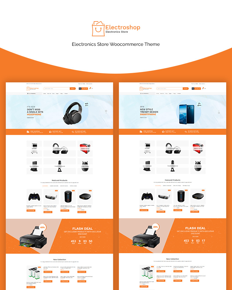 Electroshop - Electronics Store WooCommerce WordPress Theme