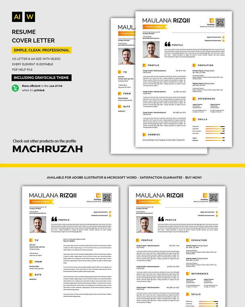 Complete Resume Template #71068 - TemplateMonster