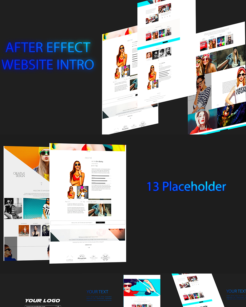 Intro website. С эффектами. Web Effect. Сайт effect