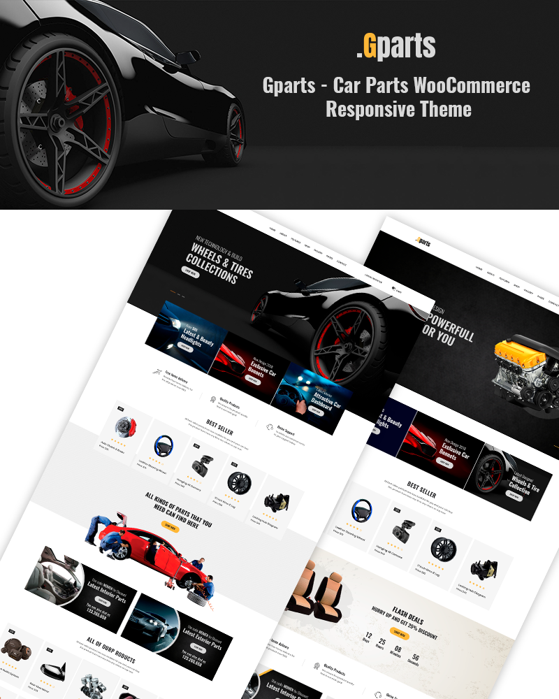 Gparts - Car Parts Responsive WooCommerce Theme