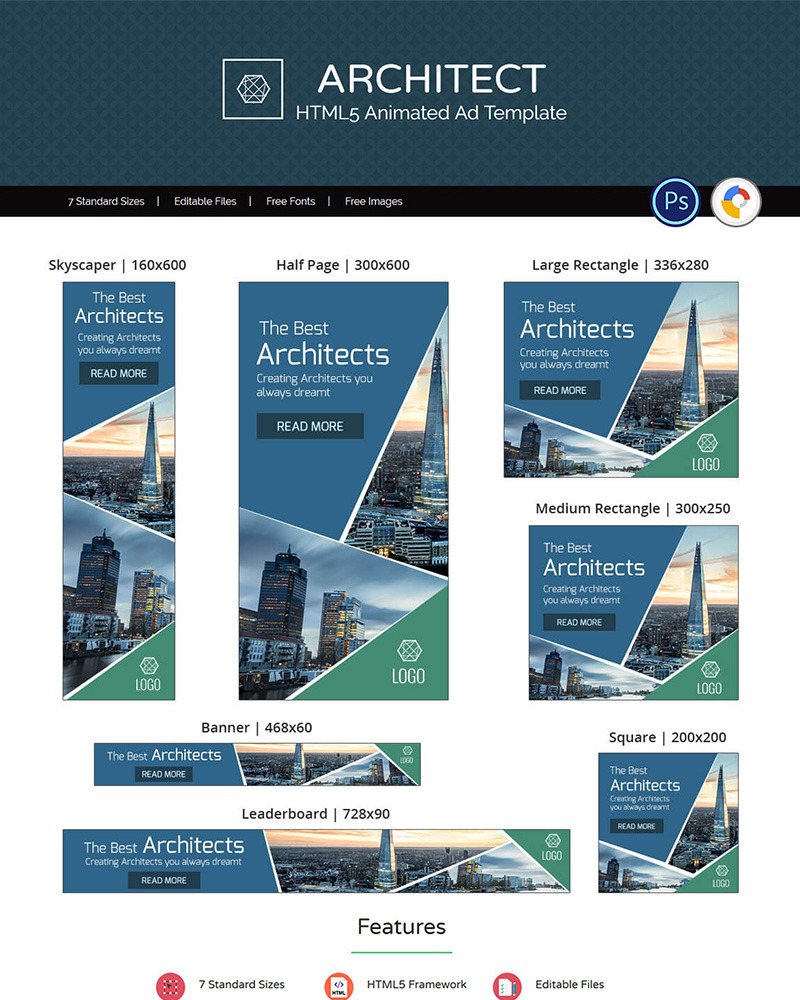 Professional Services | Architect Ad Banner Animated Banner