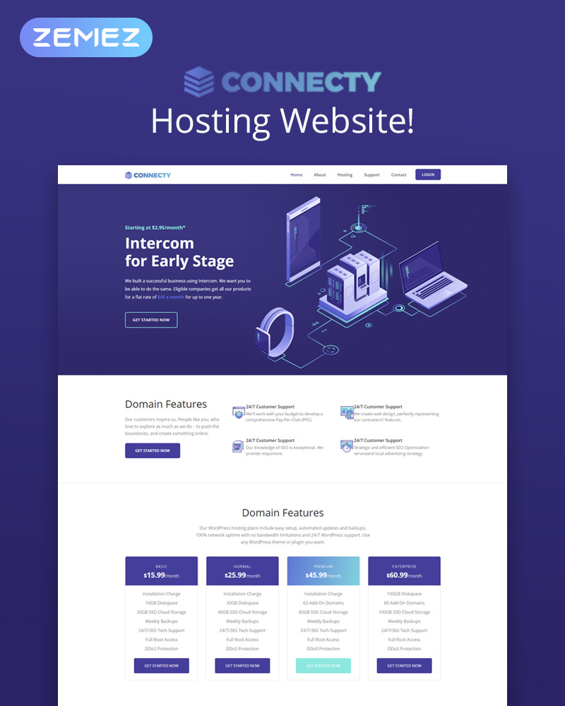 Connecty WordPress Theme 73348