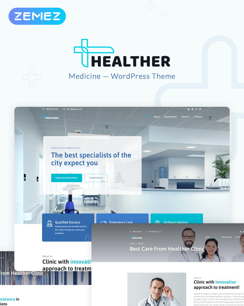 Healther WordPress Theme 73637