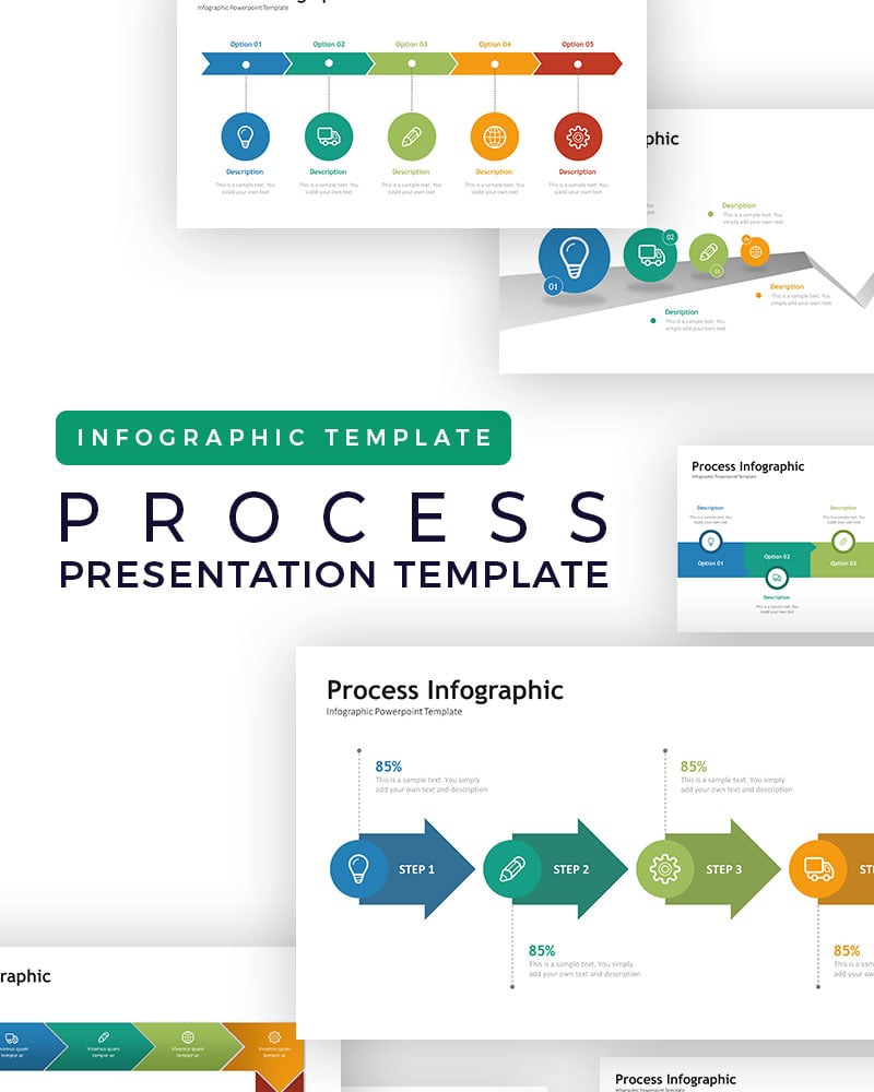Process Presentation Infographic Powerpoint Template 73753
