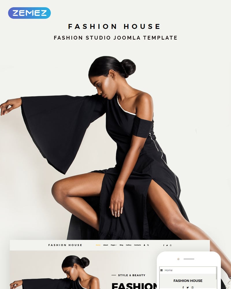 Fashion House - Fashion Joomla Template - TemplateMonster