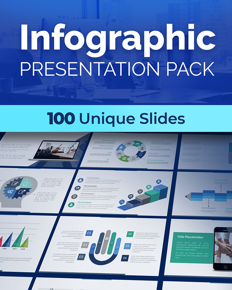 Infographic Presentation Pack PowerPoint template