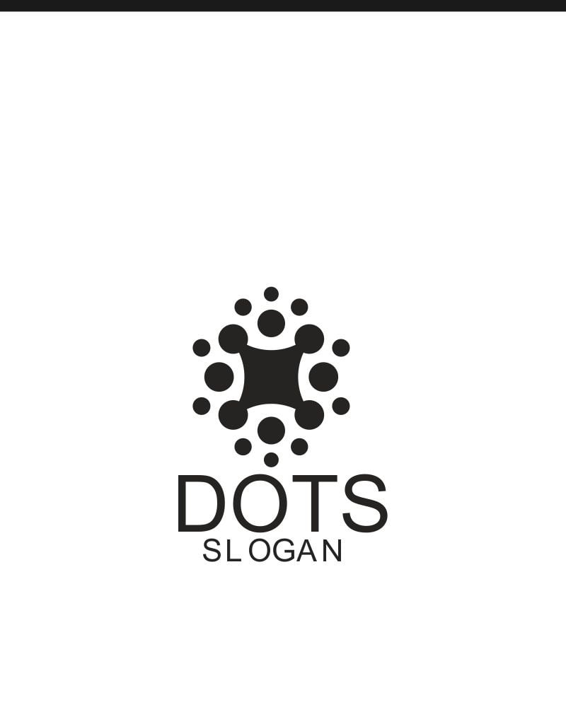 Dots Logo Template 74959 TemplateMonster