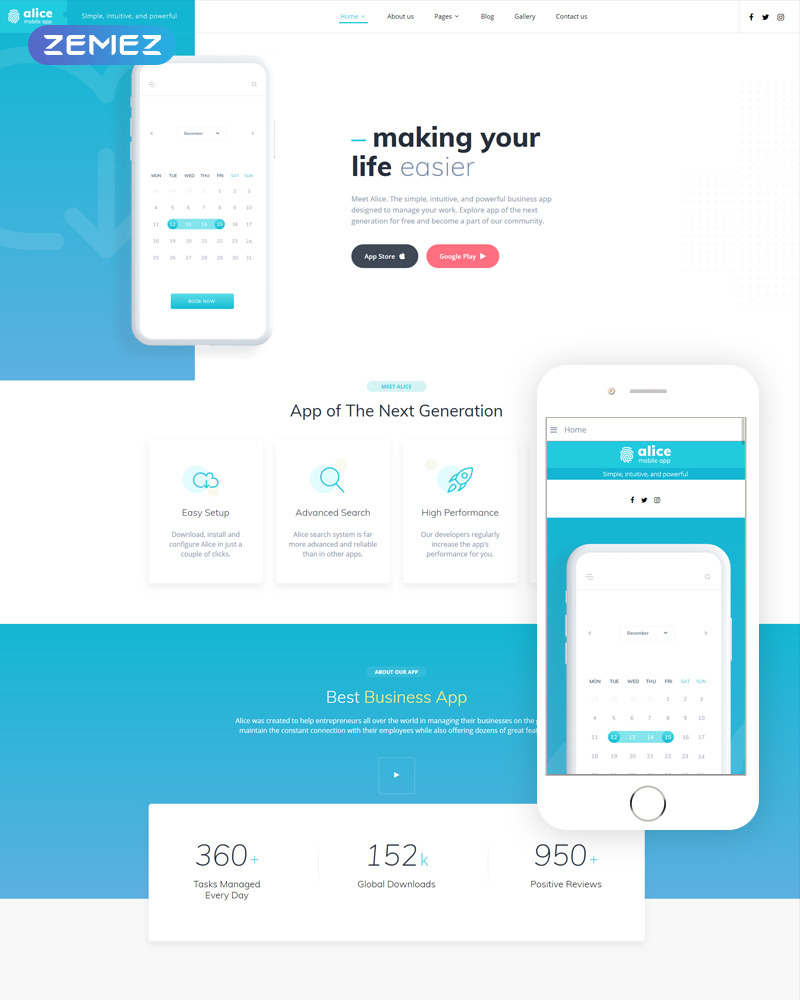 Alice Joomla Template 75793