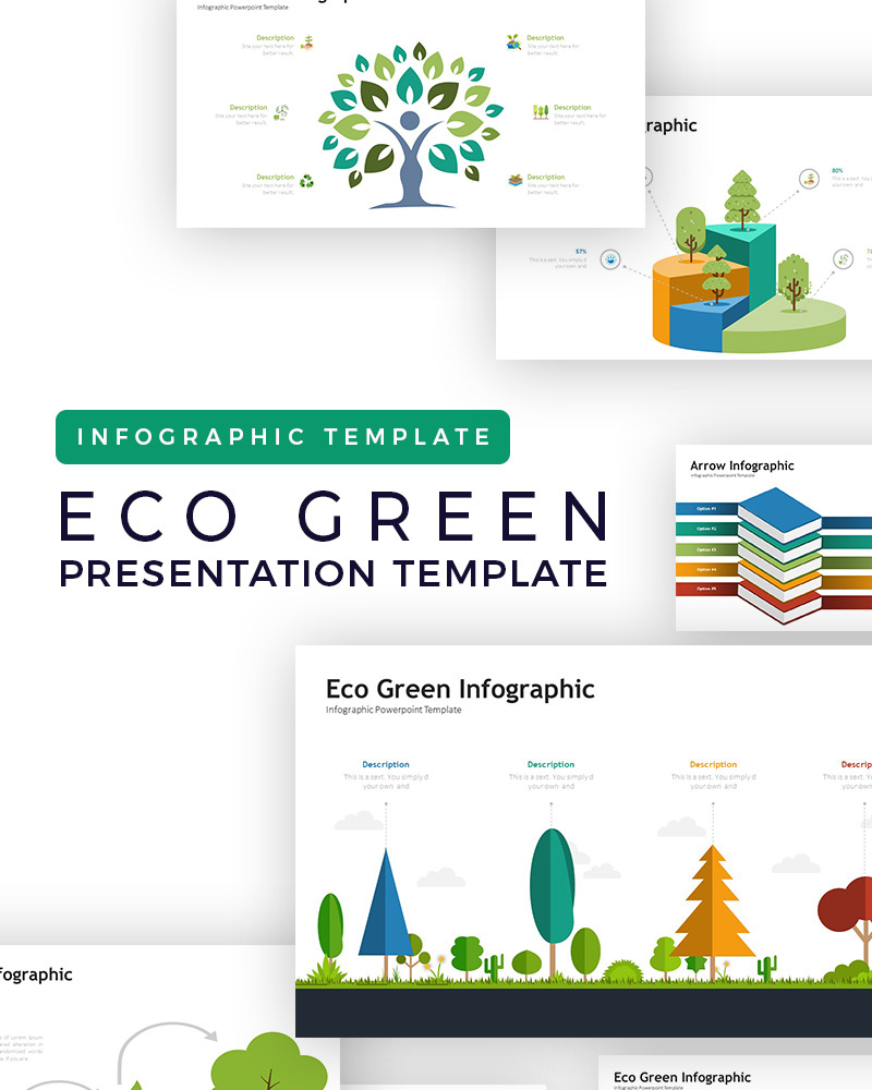 Eco Presentation - Infographic PowerPoint template