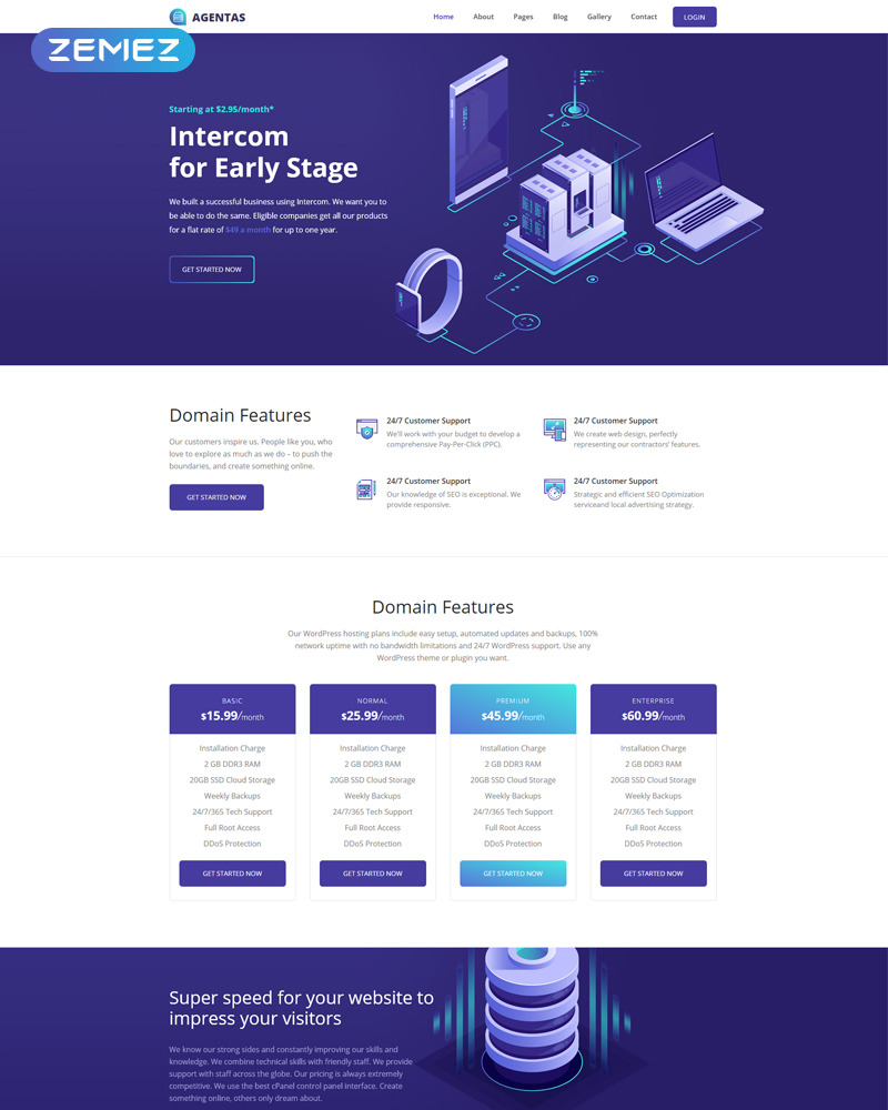 Agentas Joomla Template 76634