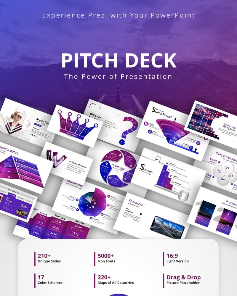 PitchDeckPowerPointVorlage 76864 TemplateMonster