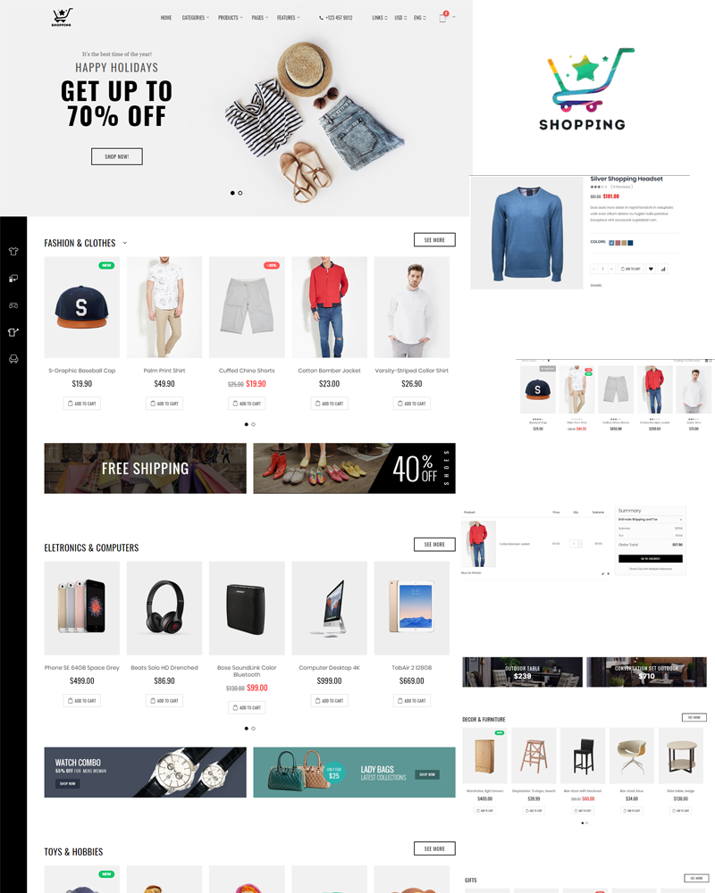 Shopping - Bootstrap eCommerce Website Template