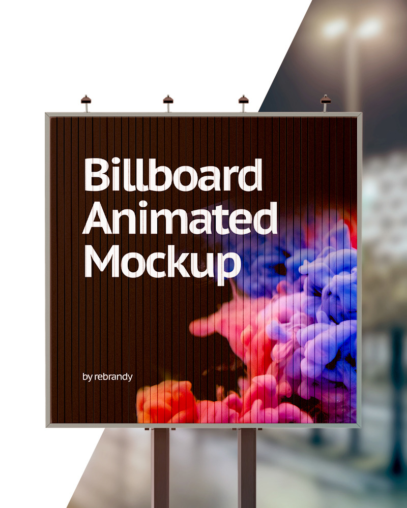 Billboard Animated Product Mockup 77489 TemplateMonster