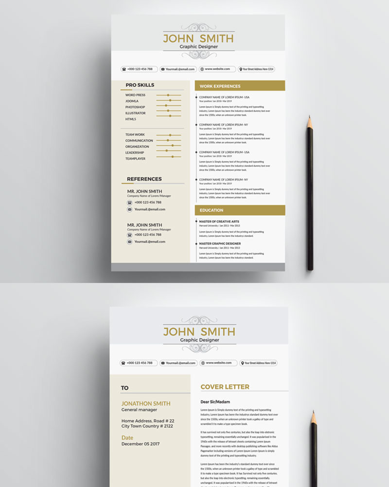 free resume download for photoshop cs3