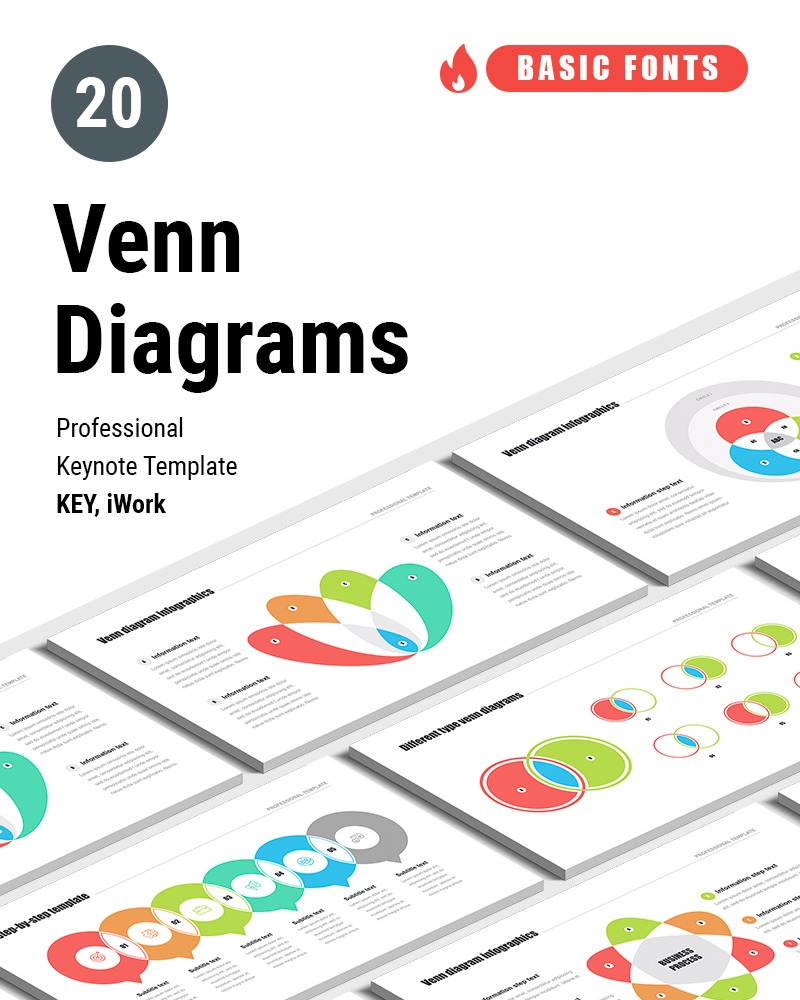 venn diagram keynote template free