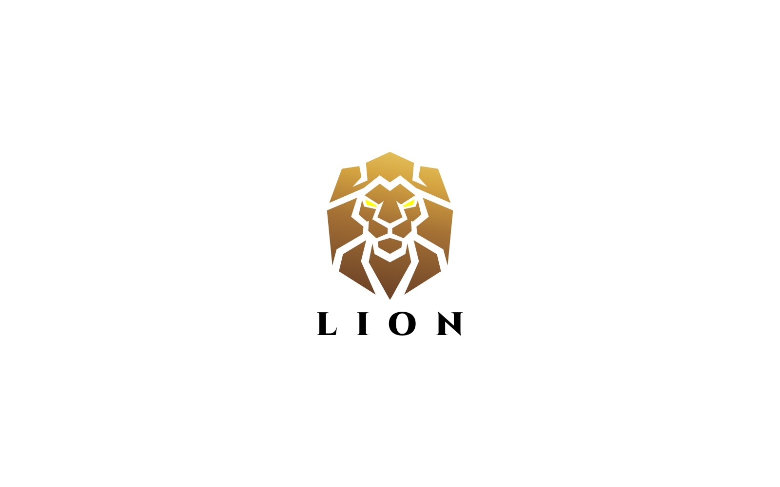 Lion Gold Logo Template #78144 - TemplateMonster