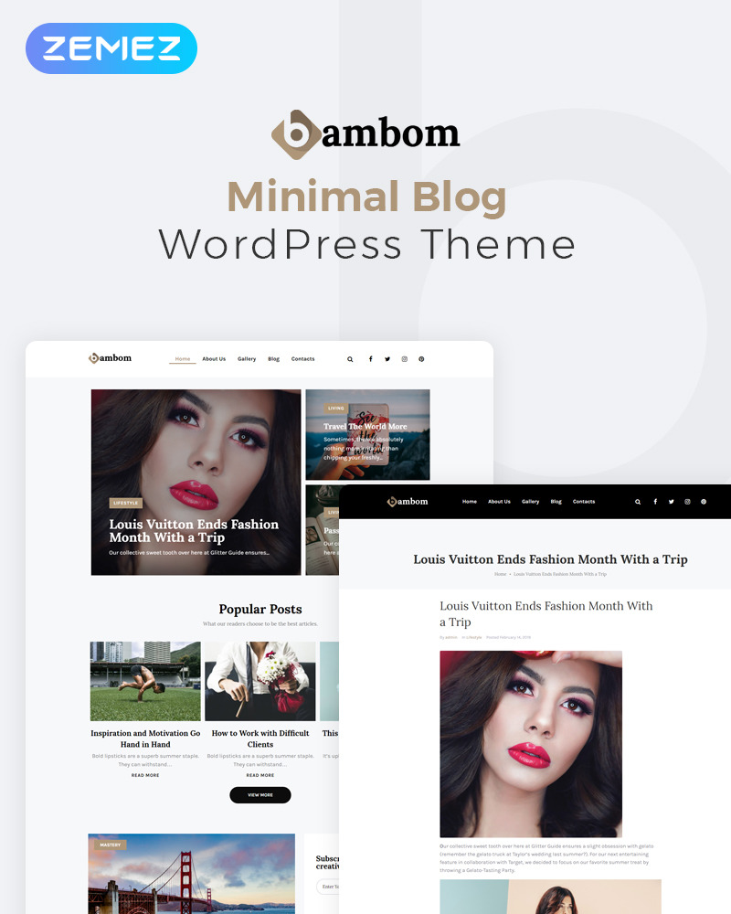 BamBom WordPress Theme 78219