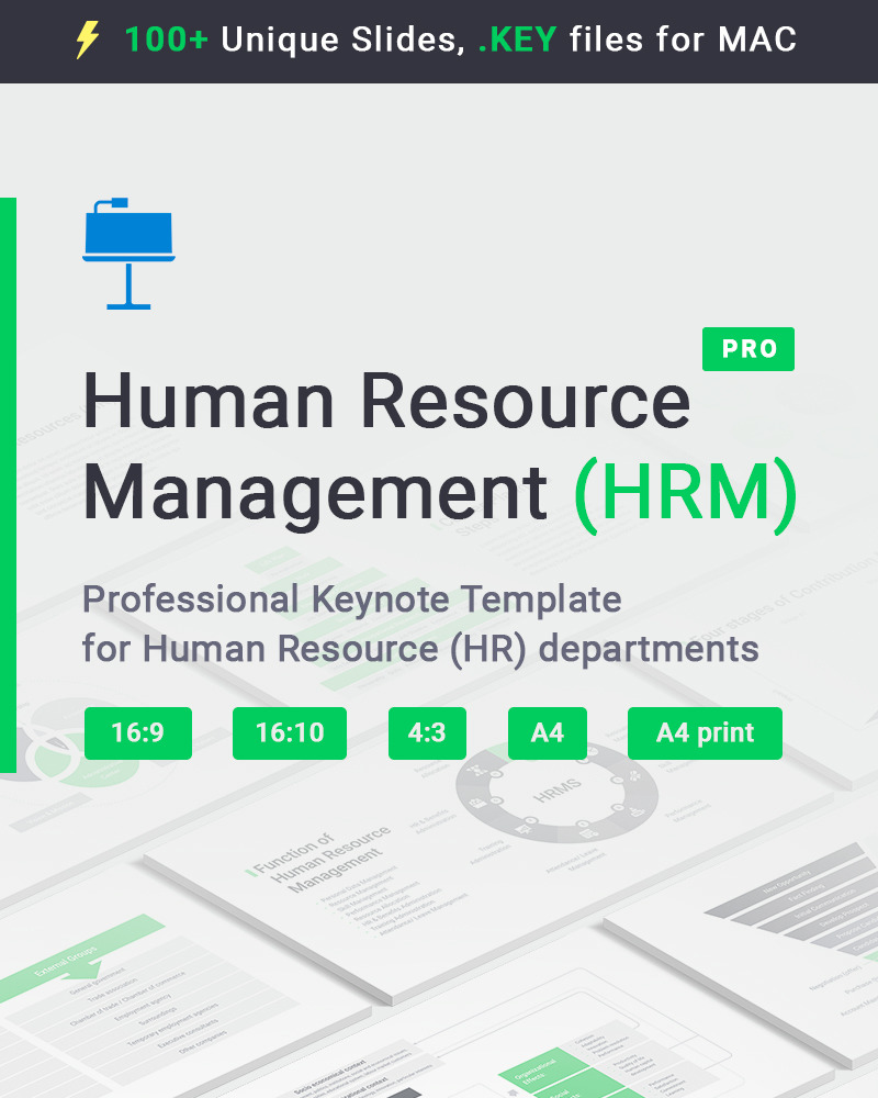 Human Resource HRM - Keynote template - TemplateMonster