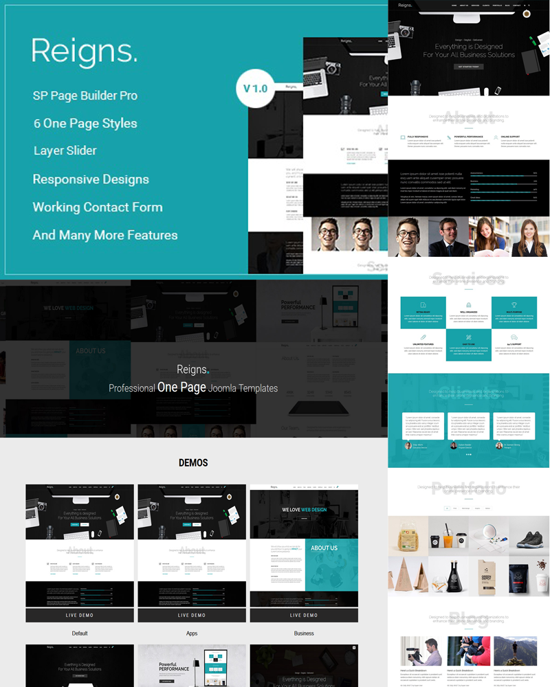 Reigns Joomla Template 79787