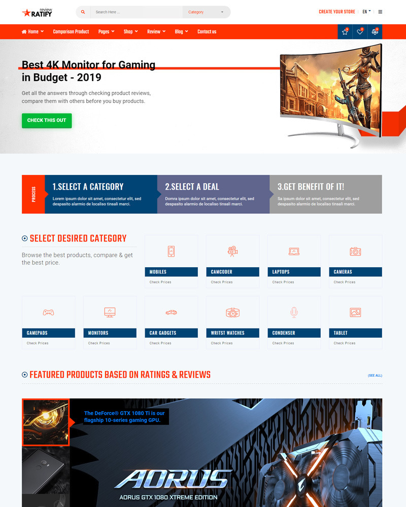 Ratify Full Stack Affiliate Marketing Website Template Ratify Full Stack Affiliate Marketing Website Template