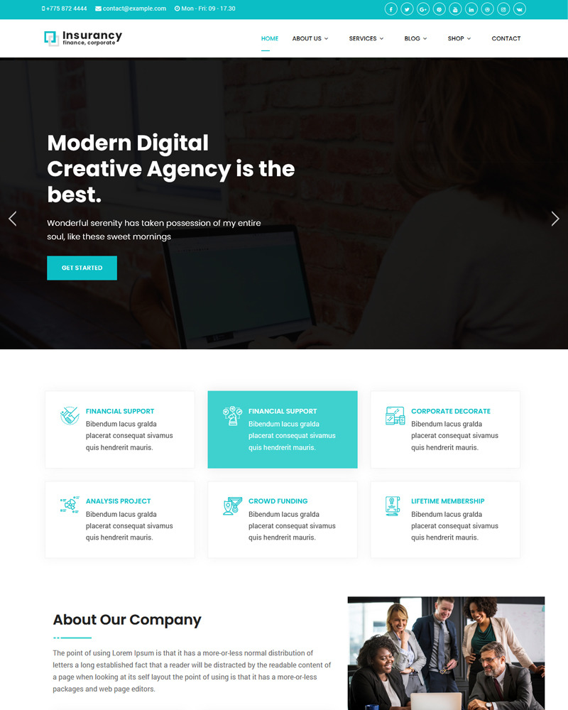 Insurancy Joomla Template 79954
