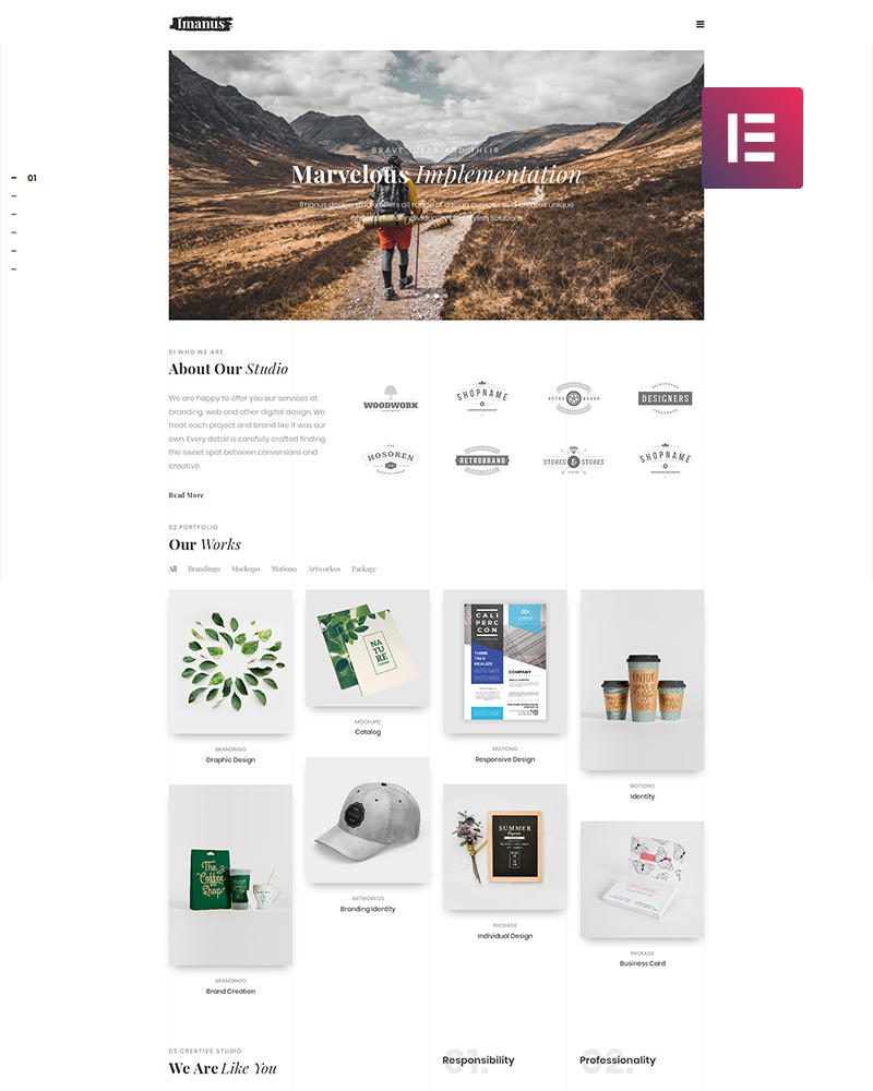 Imanus WordPress Theme 80877