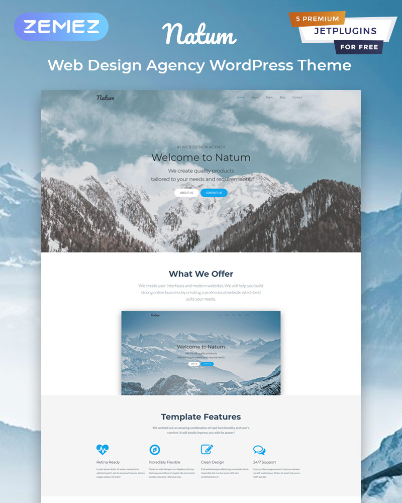 Natum WordPress Theme 81576