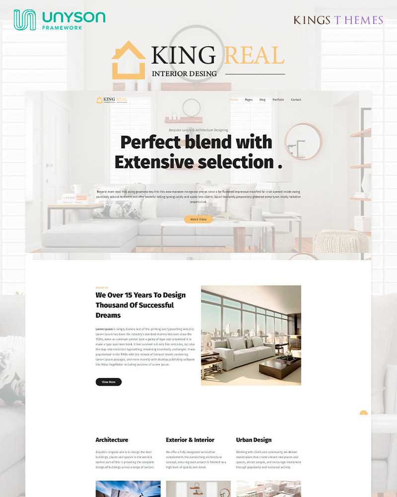King Real WordPress Theme 81870