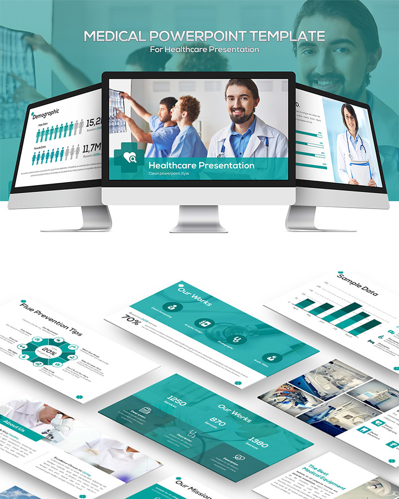 Medical PowerPoint template #81864 - TemplateMonster