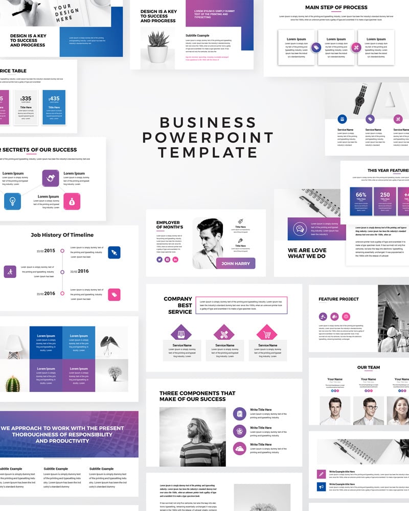 Macro - Creative Business PowerPoint template