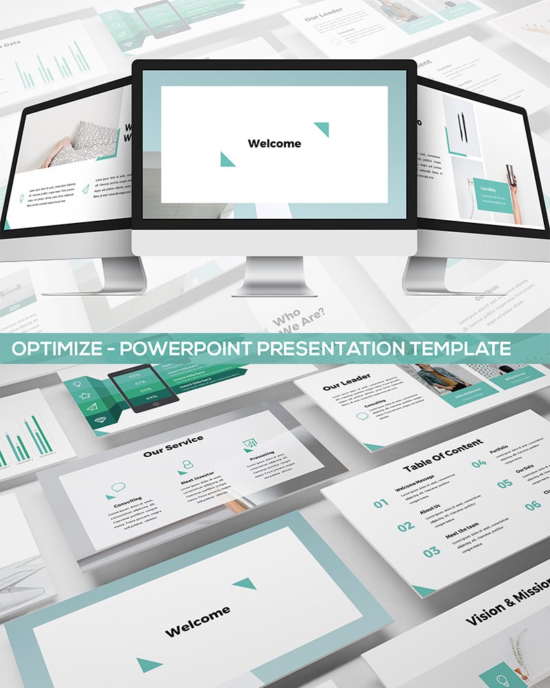 Ottimizza - Modello PowerPoint Multiuso - TemplateMonster