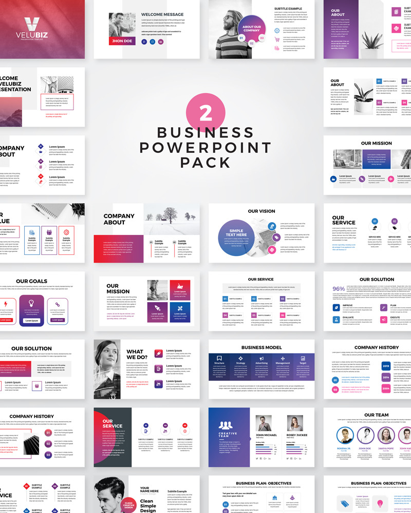 VeluBiz - Minimal Business PowerPoint template