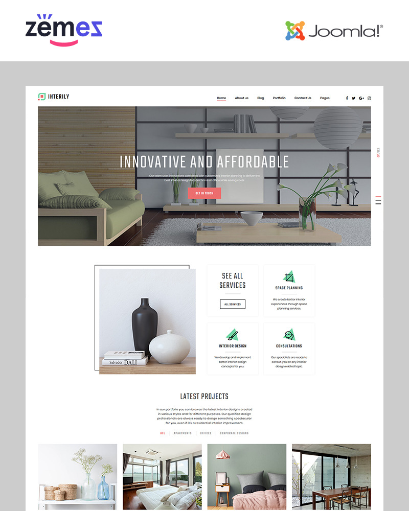 Interily Joomla Template 82202