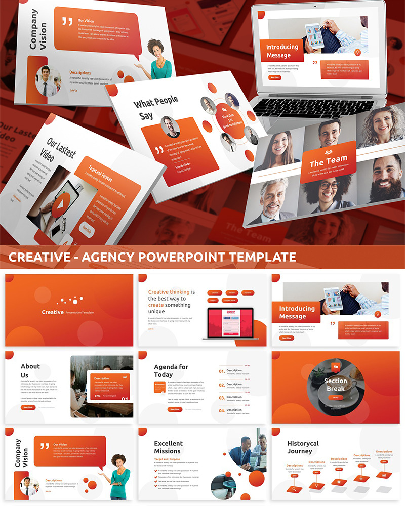 Creative - Agency PowerPoint Template - TemplateMonster