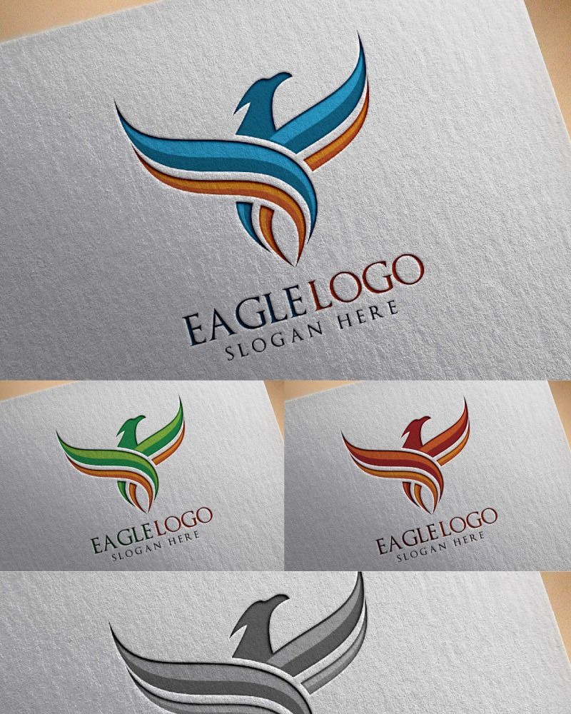 Eagle vol 2 Logo Template #82344 - TemplateMonster