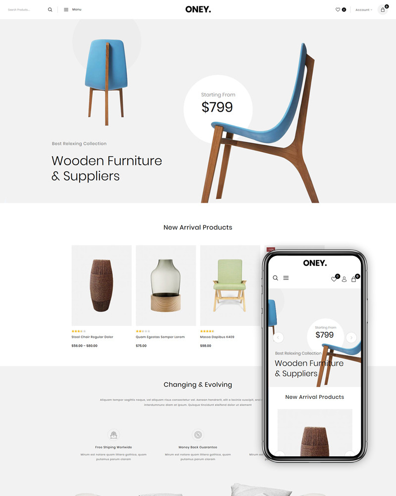 Oney WooCommerce Theme 82572
