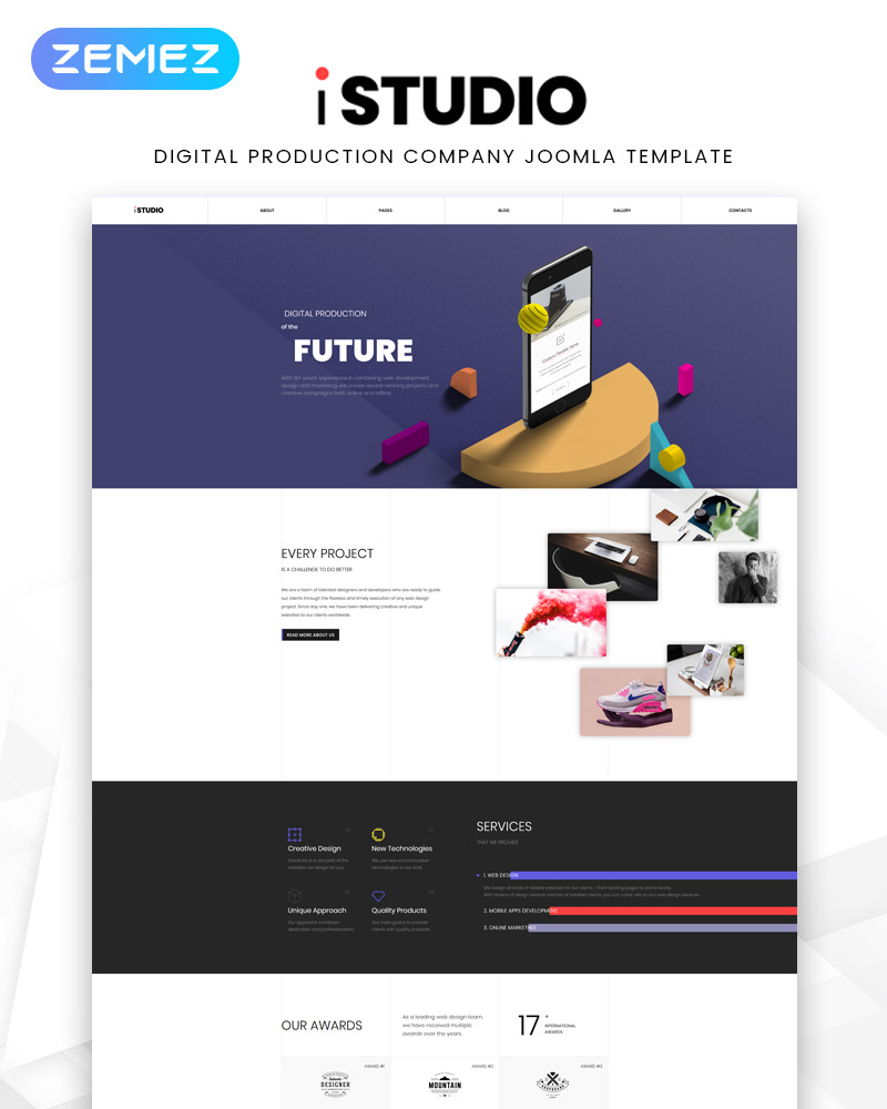 iStudio Joomla Template 82594