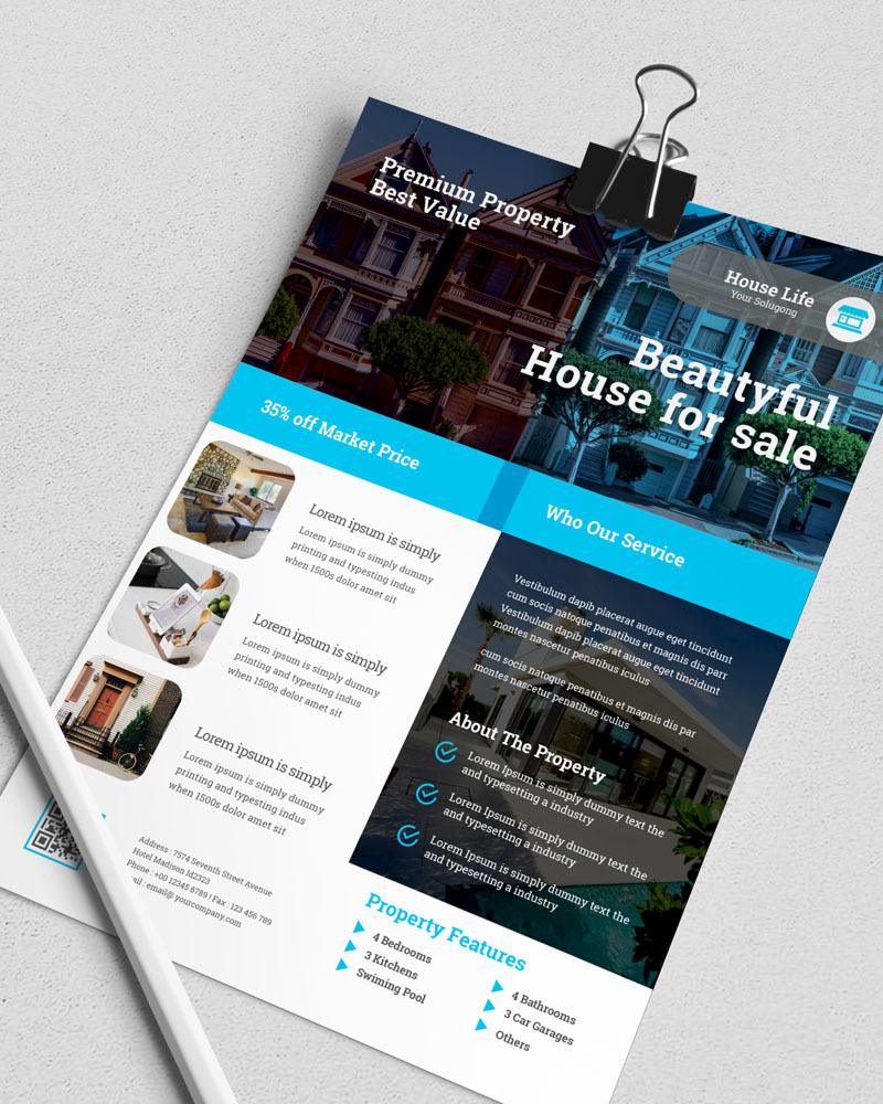 Real-Estate Flyer - Corporate Identity Template