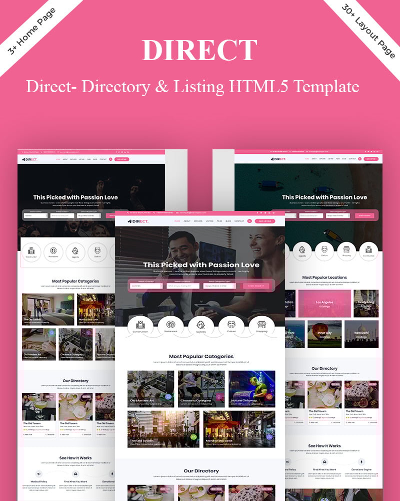 Direct Directory Listing Website Template