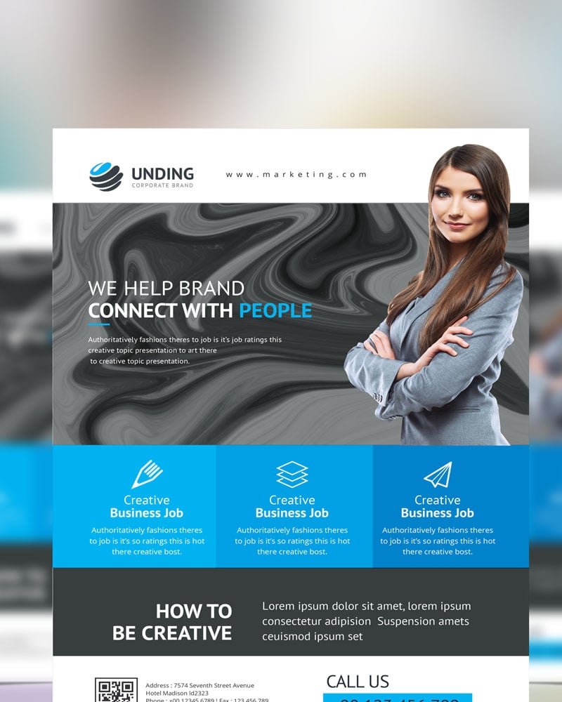 Undynding - Flyer - Corporate Identity Template