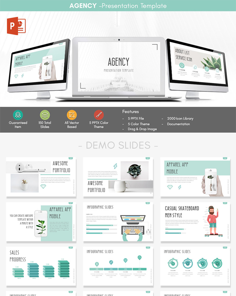 AGENCY Presentation Template PowerPoint template