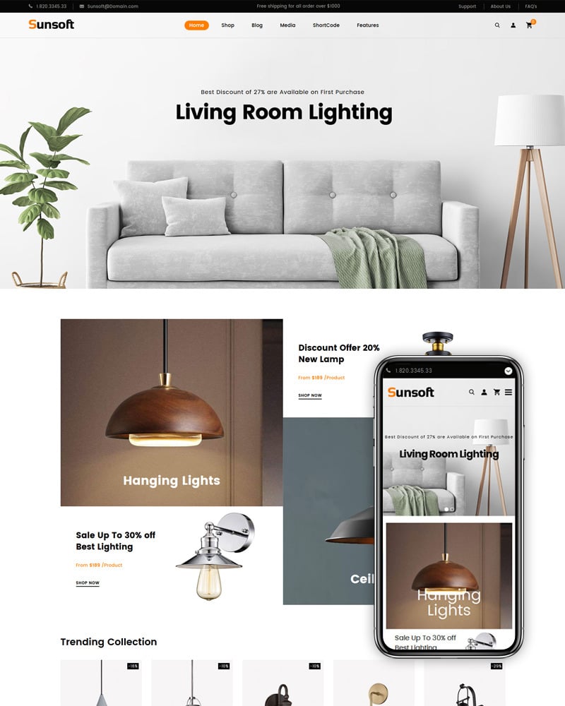 Sunsoft WooCommerce Theme 83570