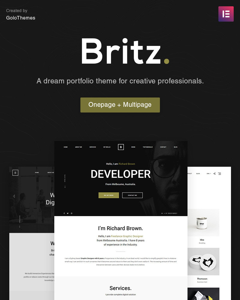 Britz WordPress Theme 84030