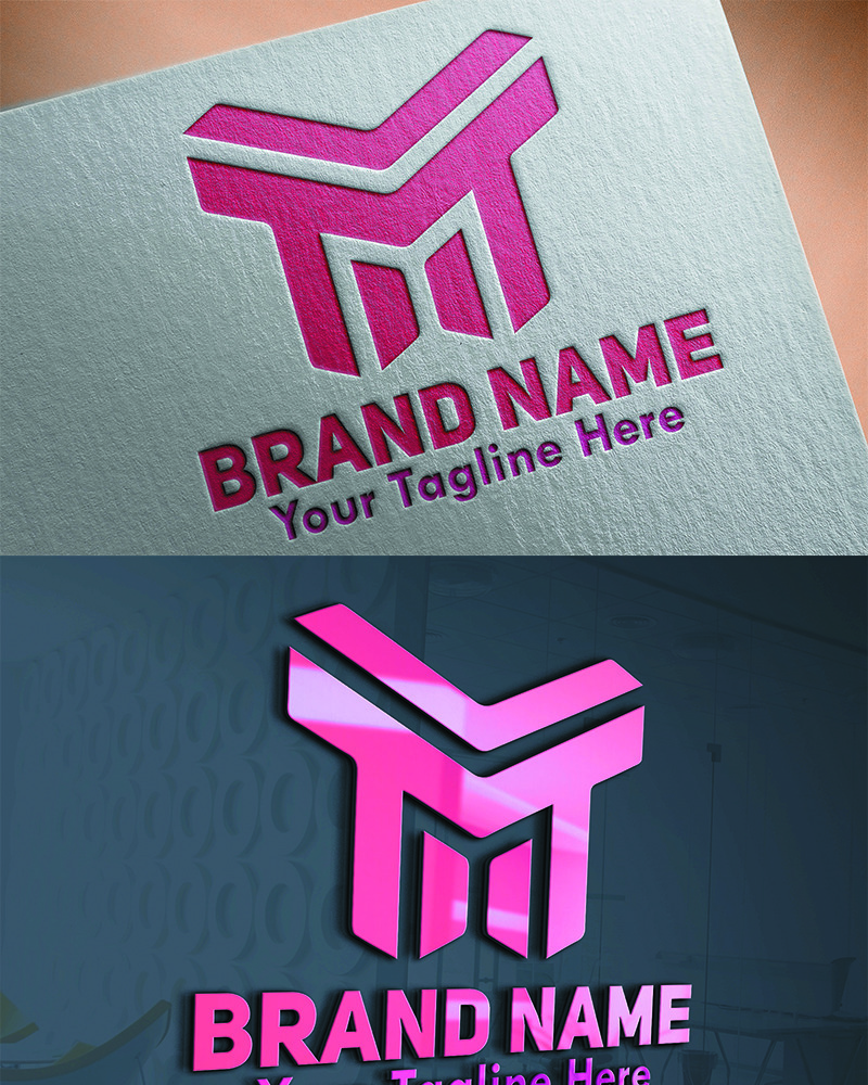 M Letter Logo Template 84168 TemplateMonster