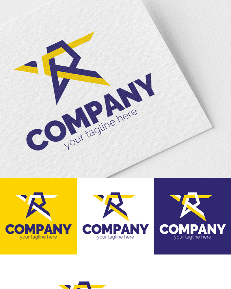 R-Star Logo Template #84126 - TemplateMonster