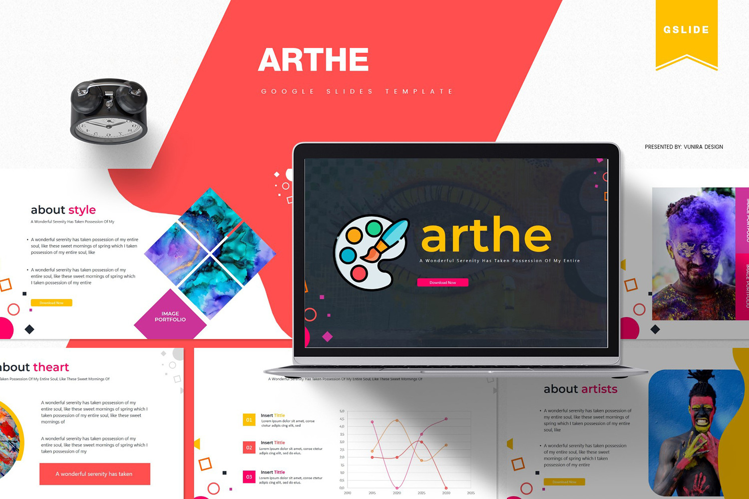 Arthe | Google Slides #84653 - TemplateMonster