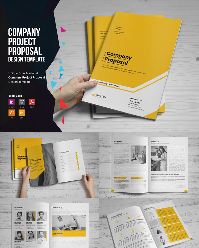 Iuvaina - Project Proposal - Corporate Identity Template