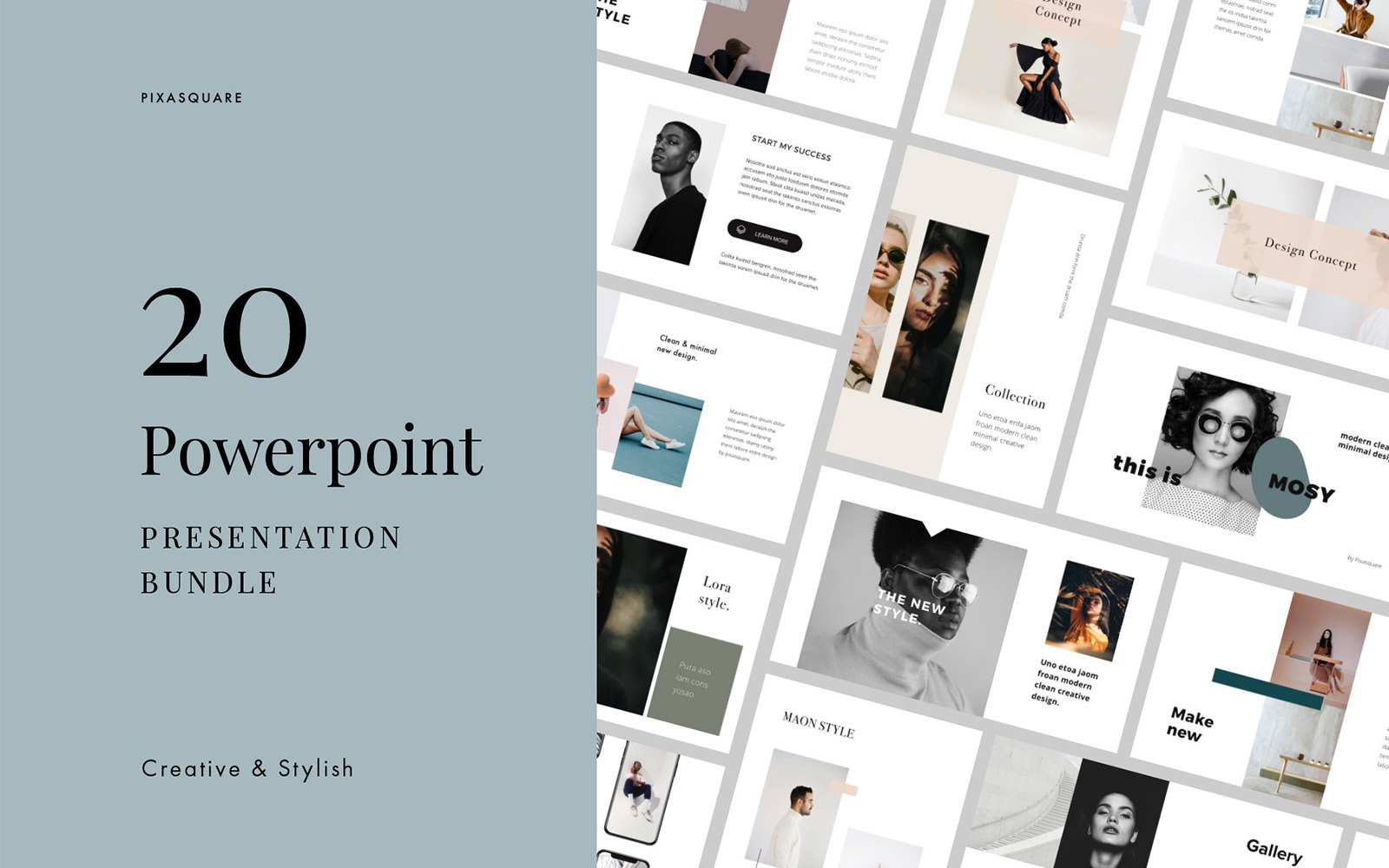 Bundle - 20 Presentation PowerPoint template