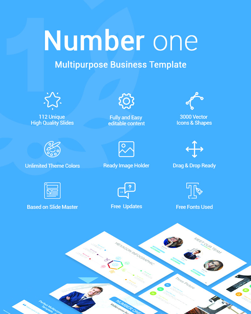 Number One Google Slides #85327 - TemplateMonster