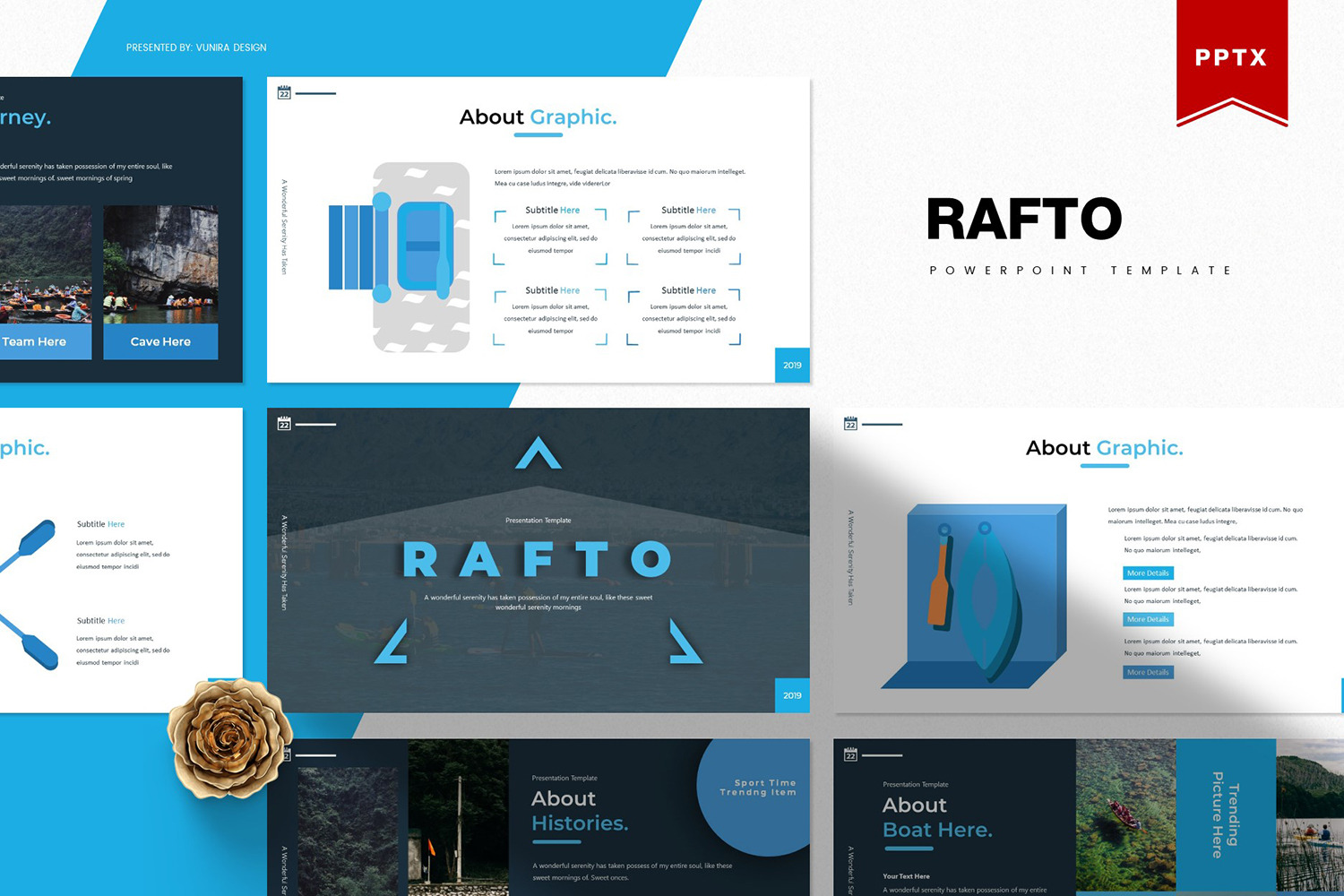Rafto Rafto | PowerPoint template #85377 - TemplateMonster